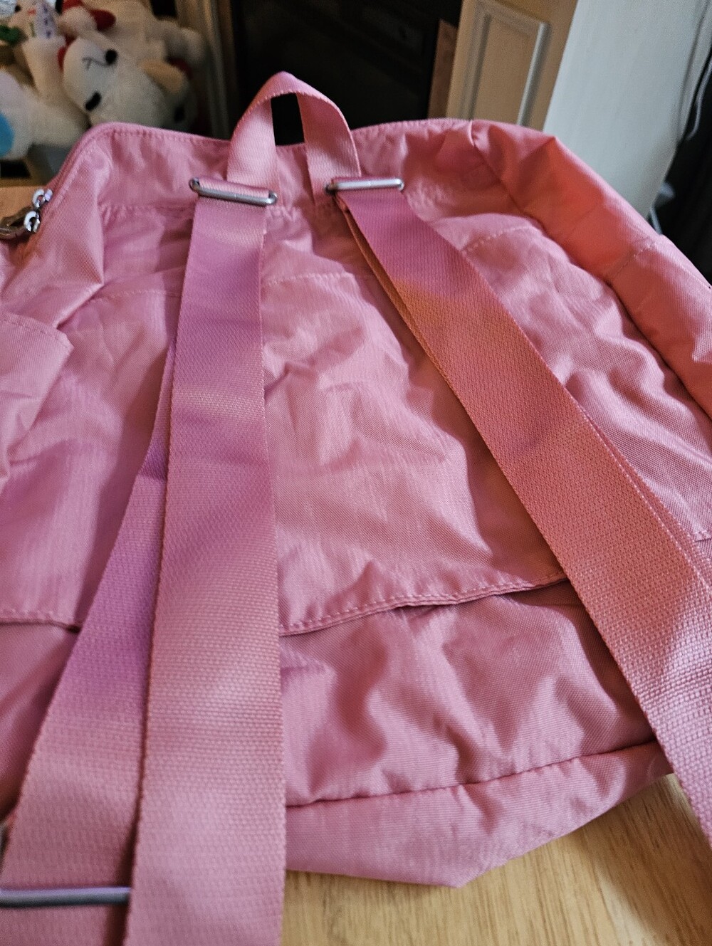 Baggallini Carryall Packable Backpack Pink New